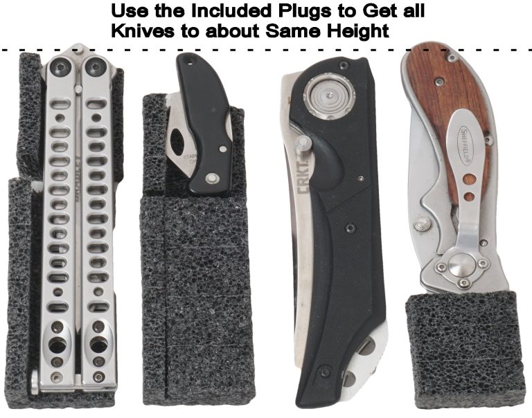Knife Case Foam Plug Diagram