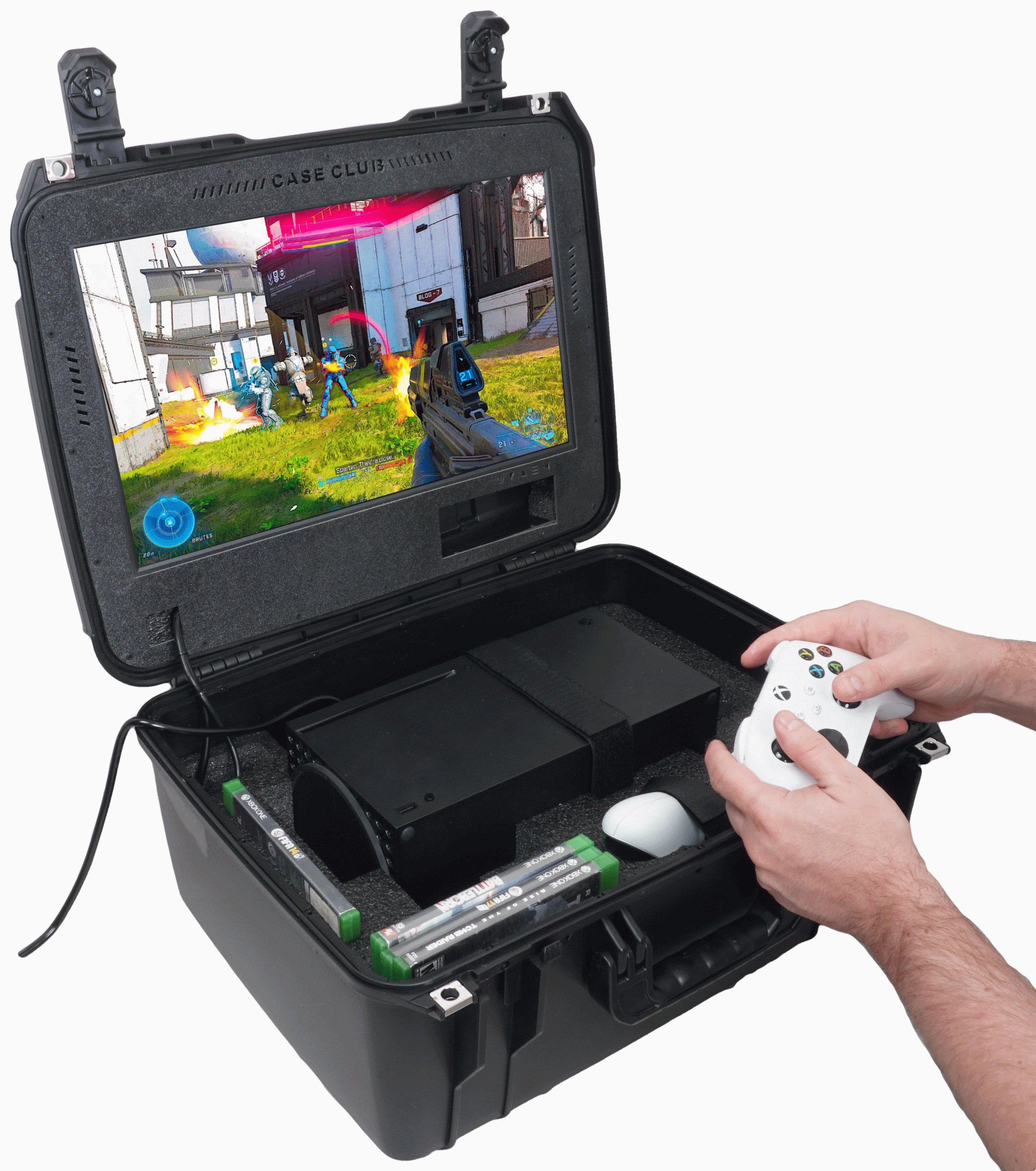 Xbox Series X & S Portable Gaming Station with Built-in Monitor