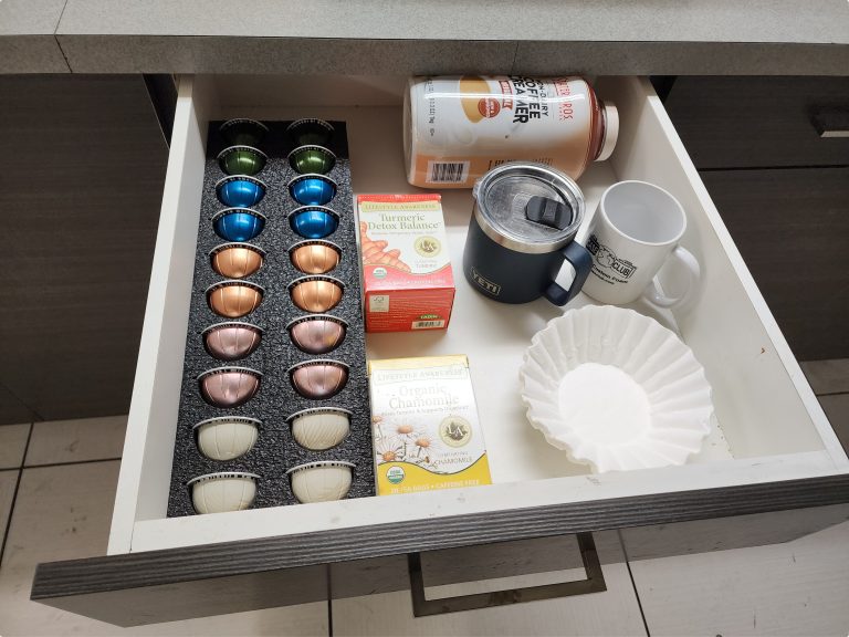Nespresso Pod Drawer Foam Qty 20 Top Drawer