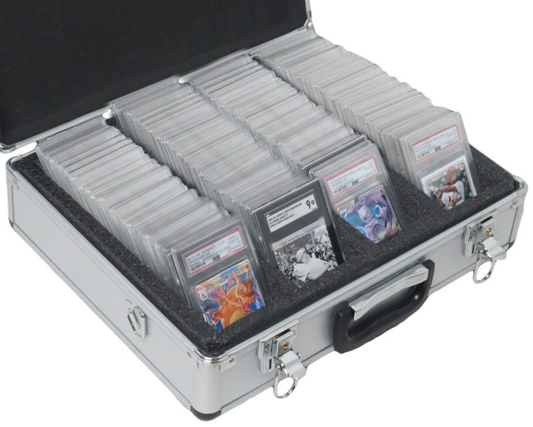 100 Graded Card Slab Collector Aluminum Style Case