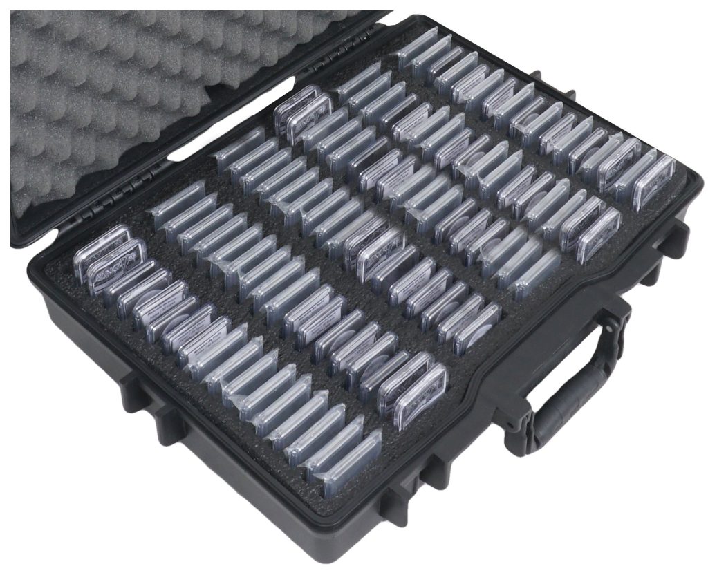 Case Club Graded Coin Slab Collector Hard Cases to Organize & Protect