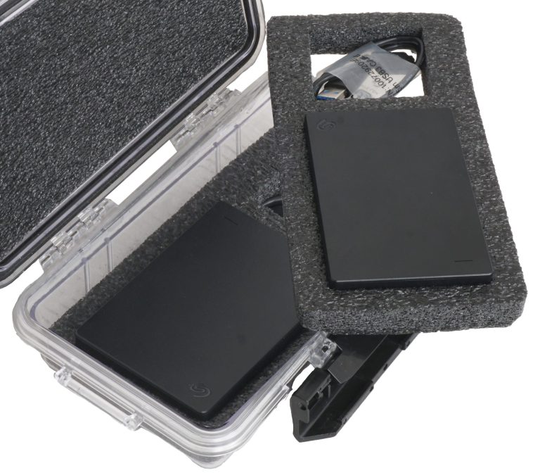 2 Seagate STGX Model Hard Drive Case