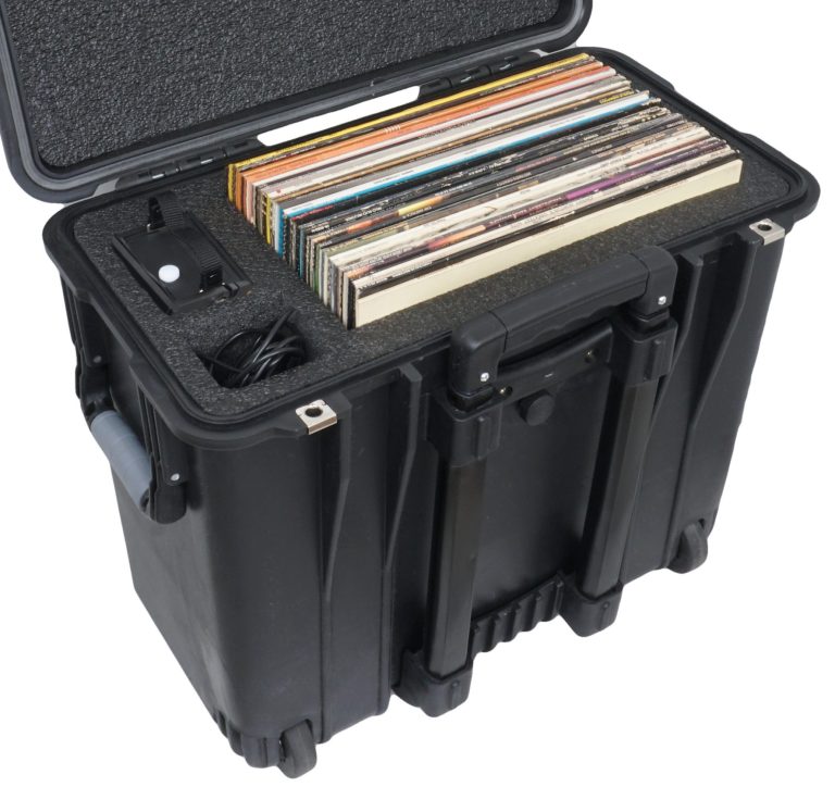 50 Vinyl Records Case