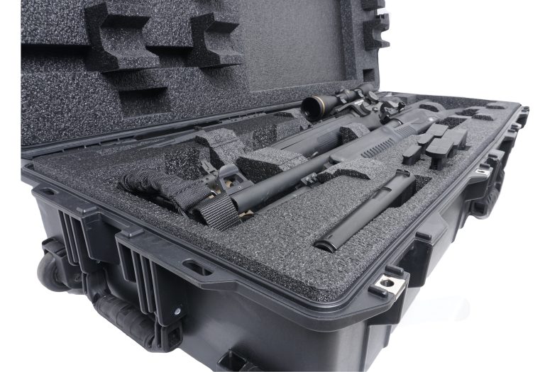 2 RIFLE UP CLOSE CORNER