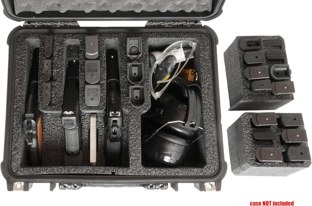 Case Club 3 Pistol & accessory foam only for Apache 3800 case