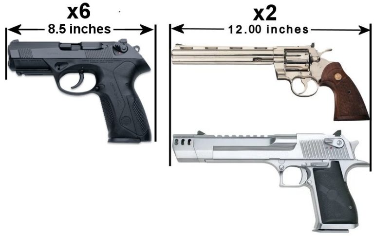 pistol combined dims