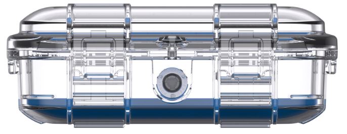 Pelican M40 Blue Clear Closed